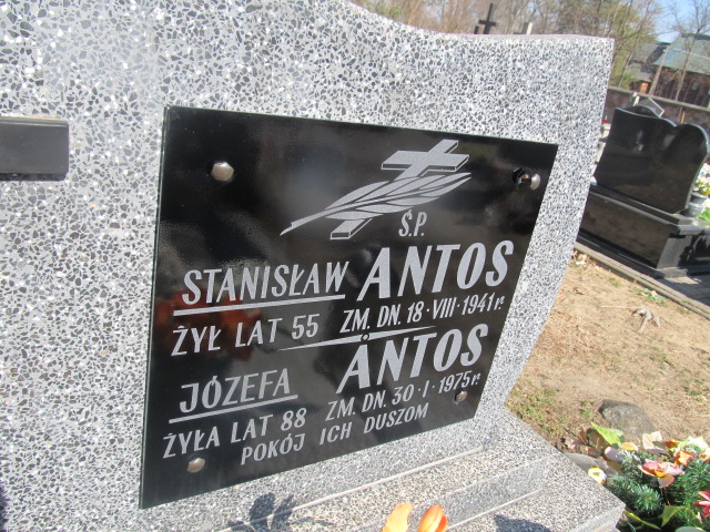 Stanisław Antos Jasionna - Grobonet - Wyszukiwarka osób pochowanych