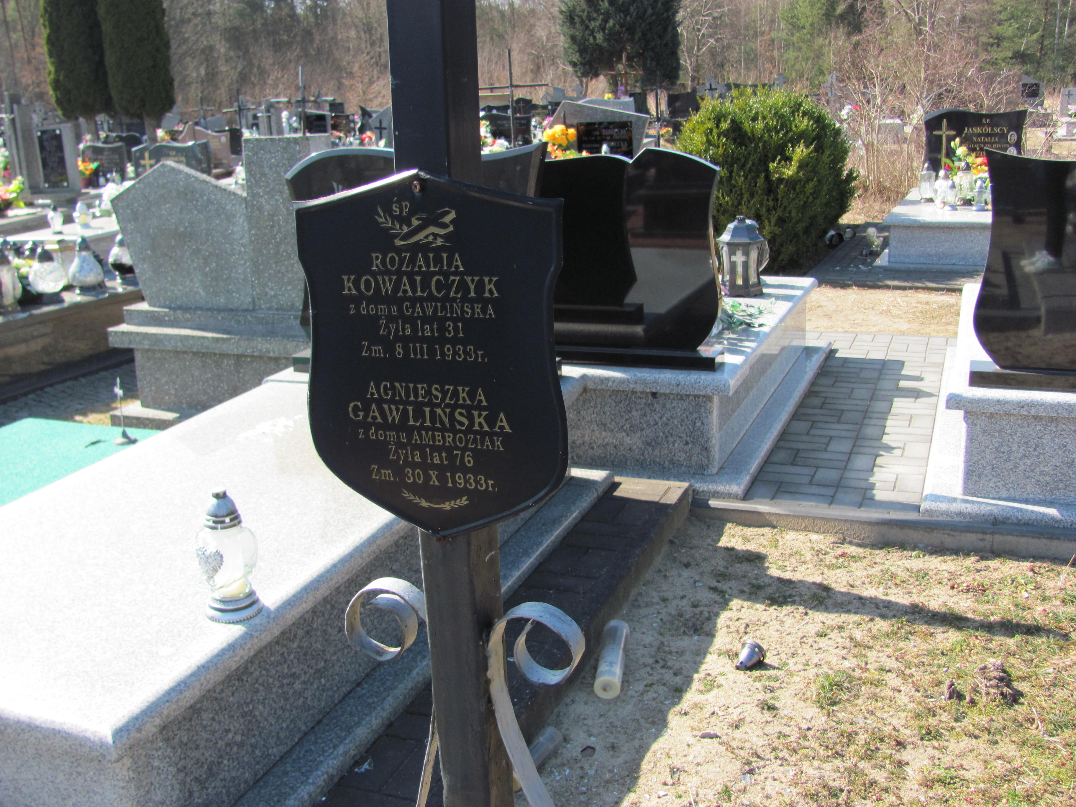 Agnieszka Kowalczyk Jasionna - Grobonet - Wyszukiwarka osób pochowanych