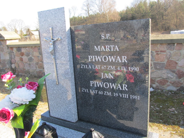  Piwowar Jasionna - Grobonet - Wyszukiwarka osób pochowanych
